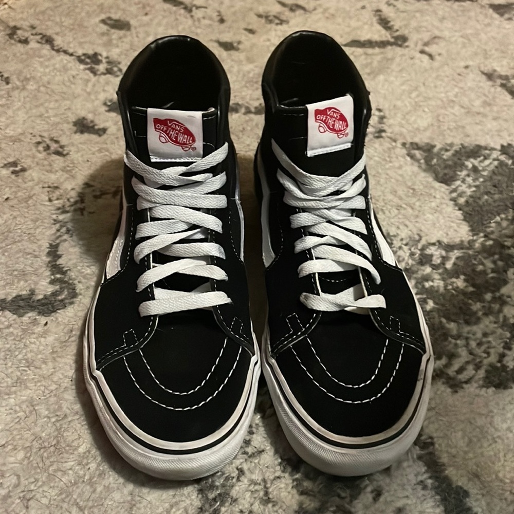 Black vans high tops